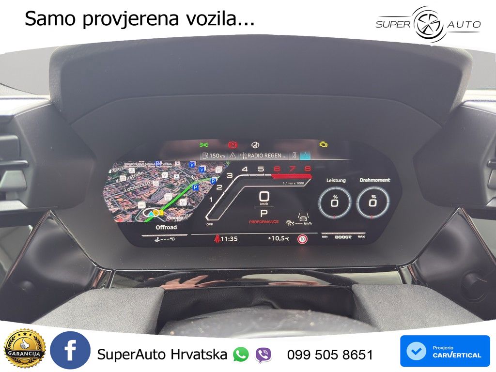 Audi RS3 Sedan 2.5 TFSI (400 KS) quattro S tronic LED+GR SJED+ACC