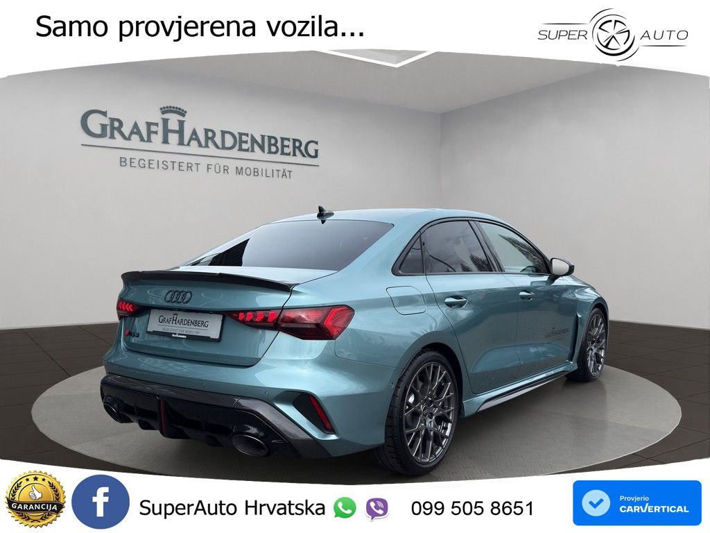 Audi RS3 Sedan 2.5 TFSI (400 KS) quattro S tronic LED+GR SJED+ACC