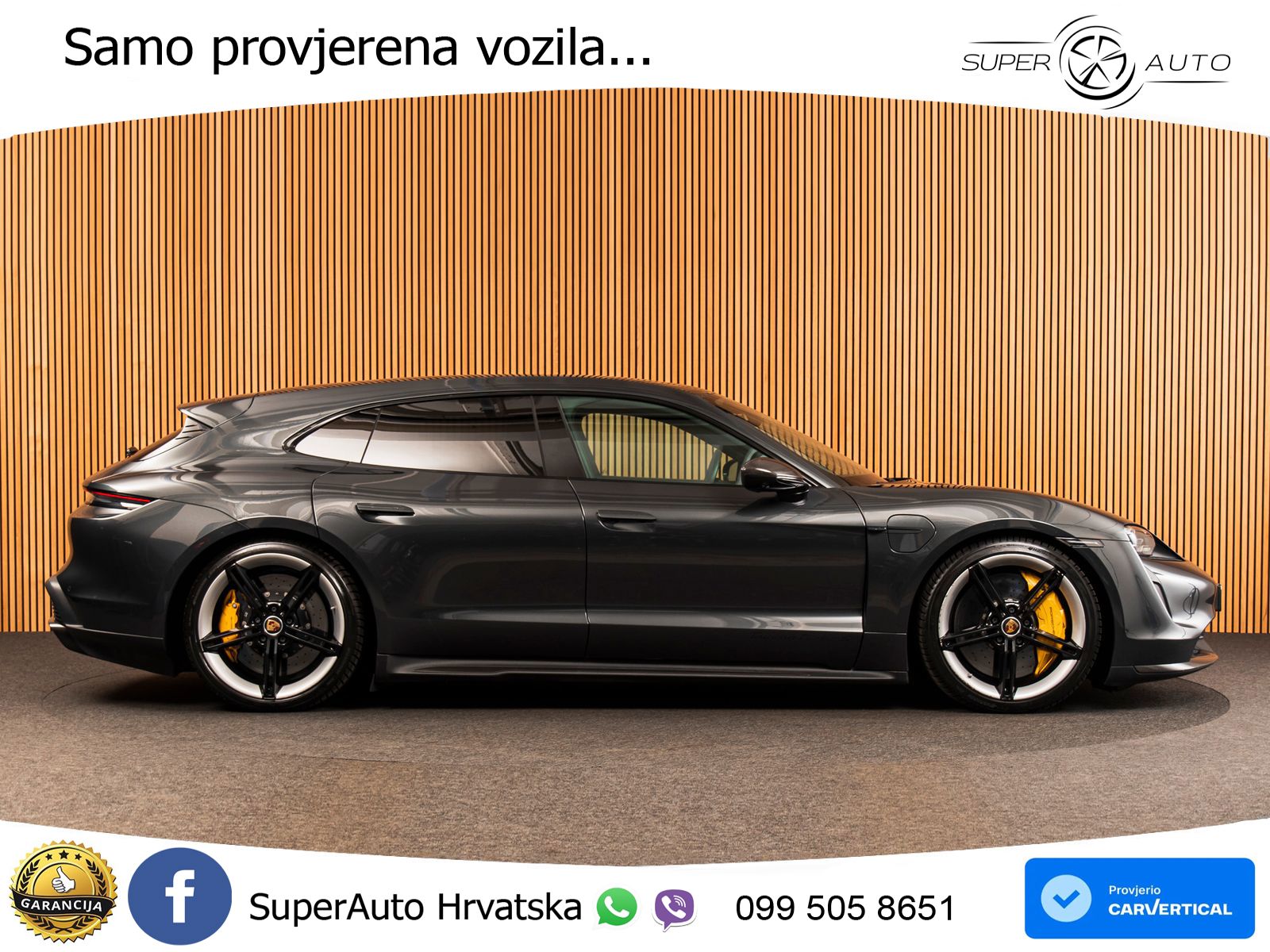 Porsche Taycan Sport Turismo Turbo S 93.4 kWh (761 KS)