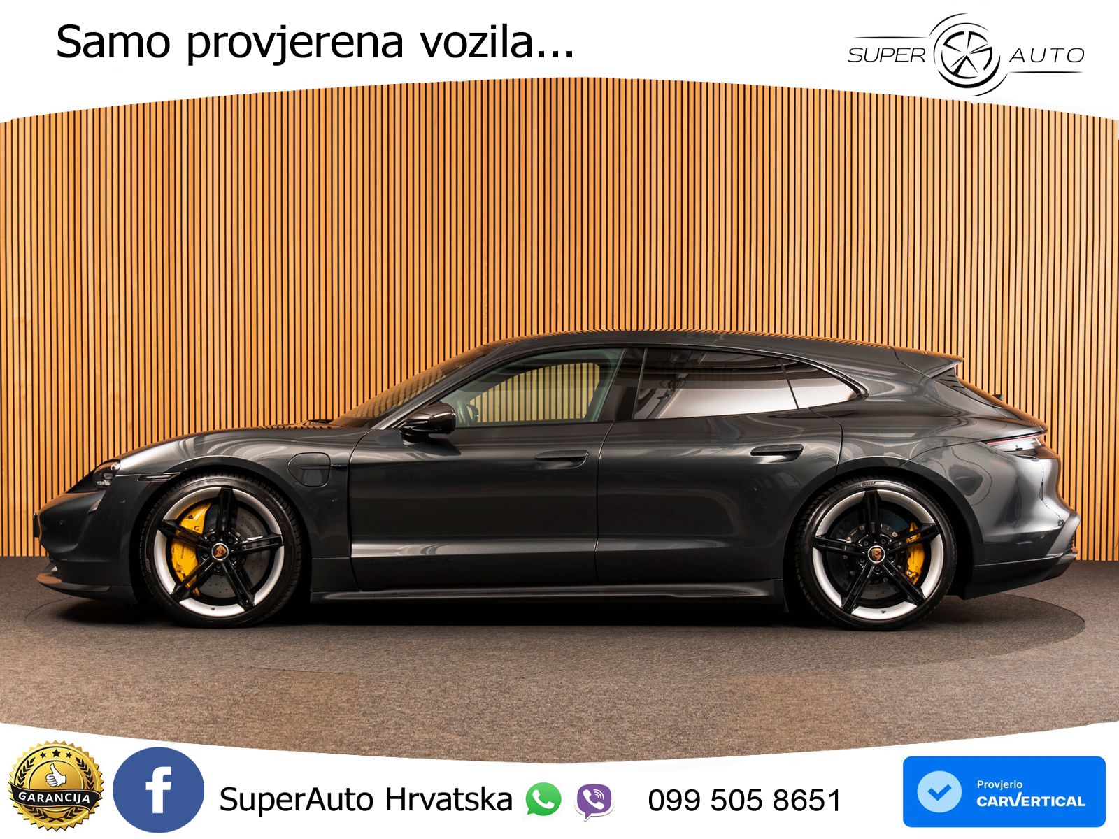 Porsche Taycan Sport Turismo Turbo S 93.4 kWh (761 KS)