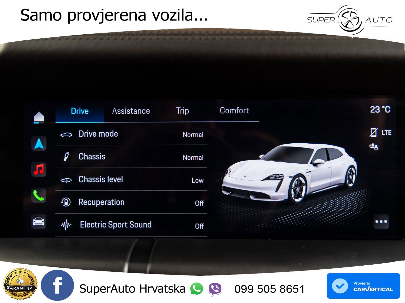 Porsche Taycan Sport Turismo Turbo S 93.4 kWh (761 KS)