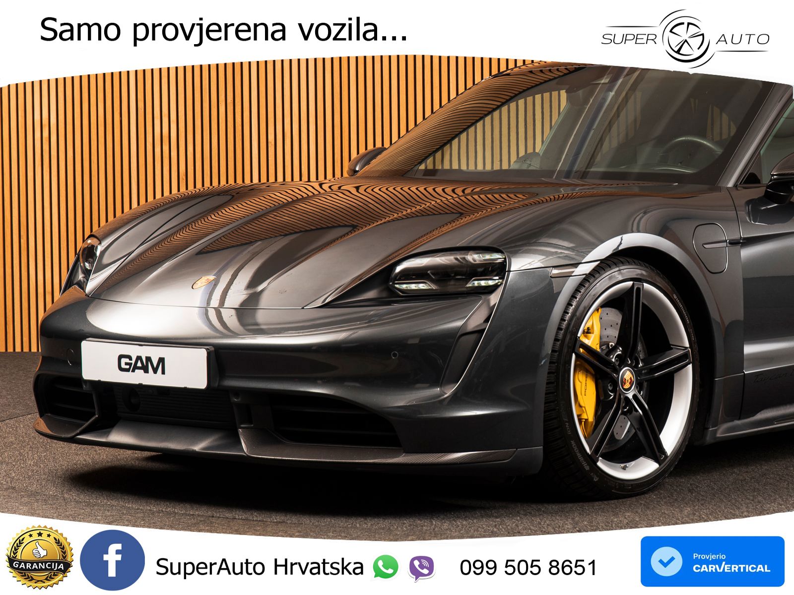 Porsche Taycan Sport Turismo Turbo S 93.4 kWh (761 KS)