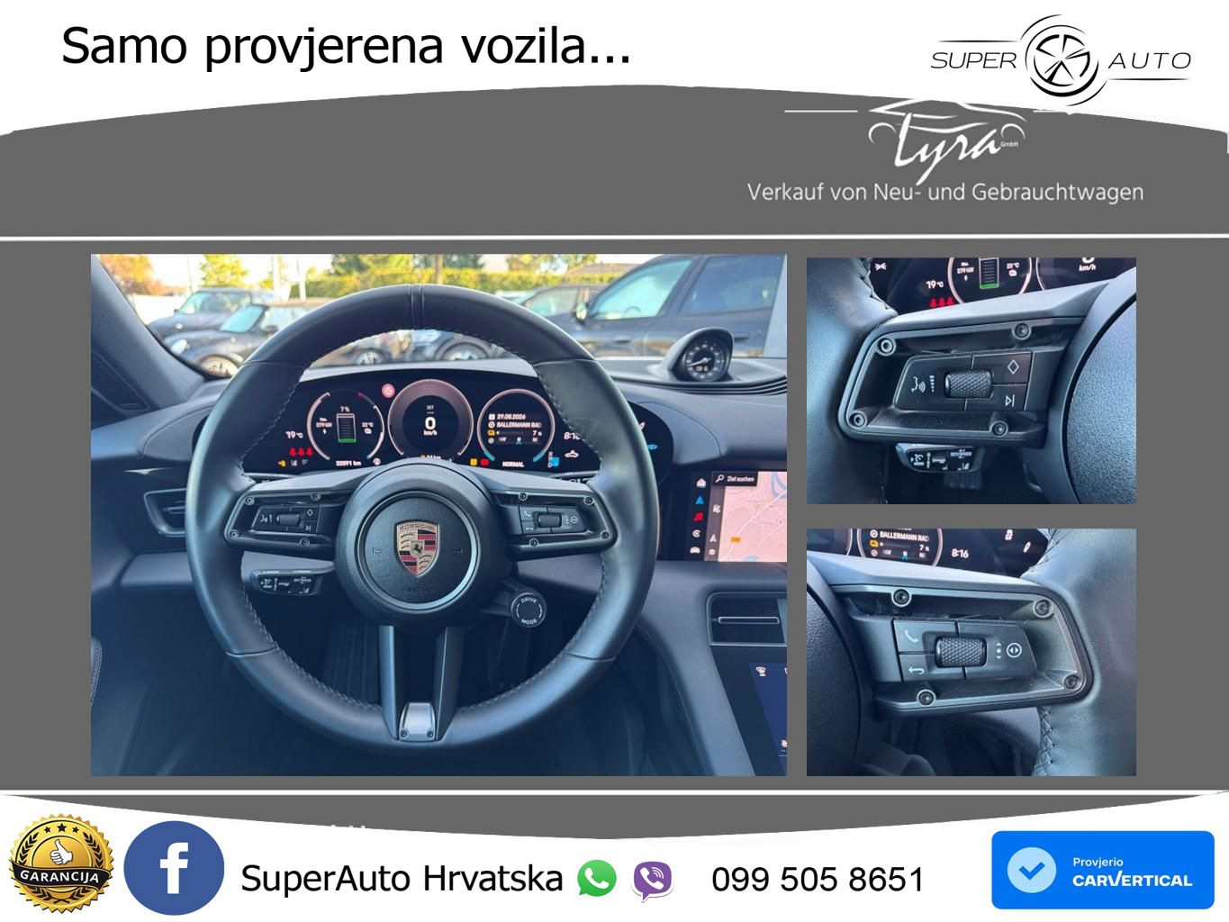 Porsche Taycan Sport Turismo 105 kWh (435 KS)
