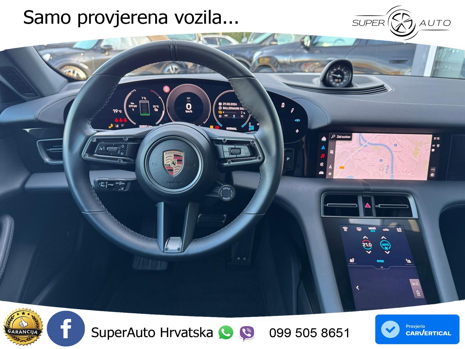 Porsche Taycan Sport Turismo 105 kWh (435 KS)