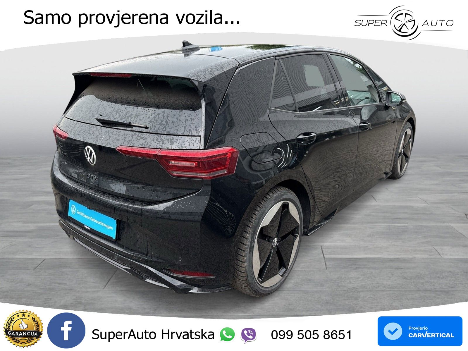 Volkswagen ID.3 GTX Performance 84 kWh (326 KS) LED+GR SJED+ACC