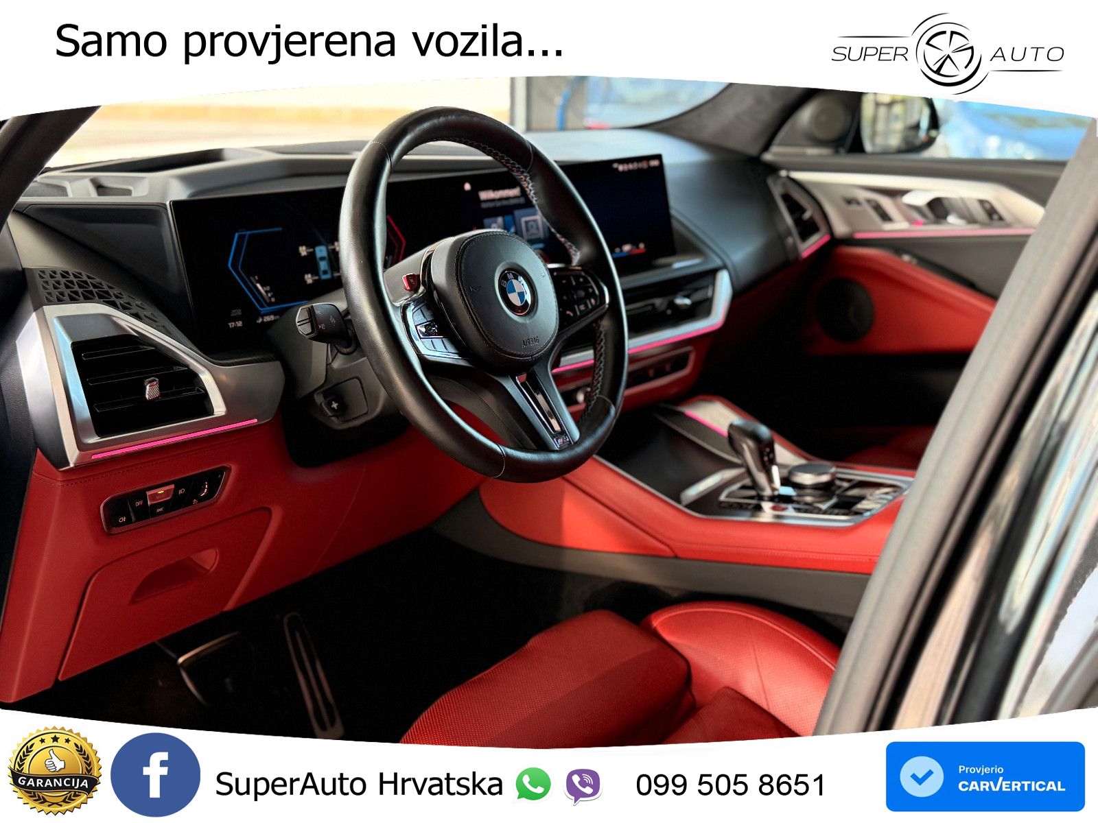 BMW XM 50e (476 KS) M xDrive M Steptronic LED+GR SJED+ACC