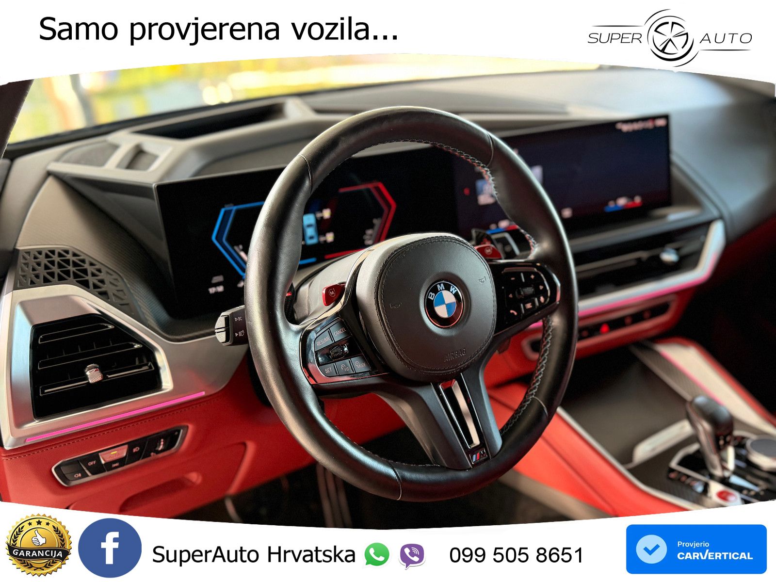BMW XM 50e (476 KS) M xDrive M Steptronic LED+GR SJED+ACC
