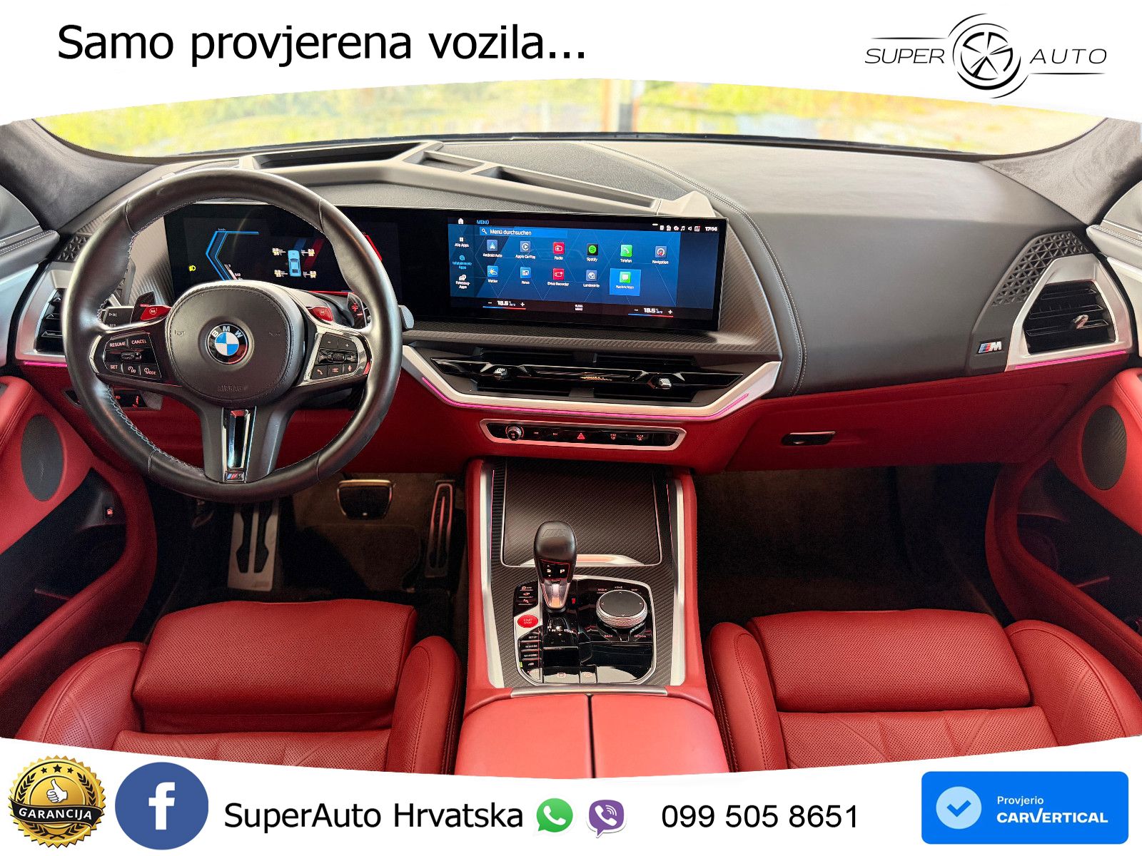 BMW XM 50e (476 KS) M xDrive M Steptronic LED+GR SJED+ACC