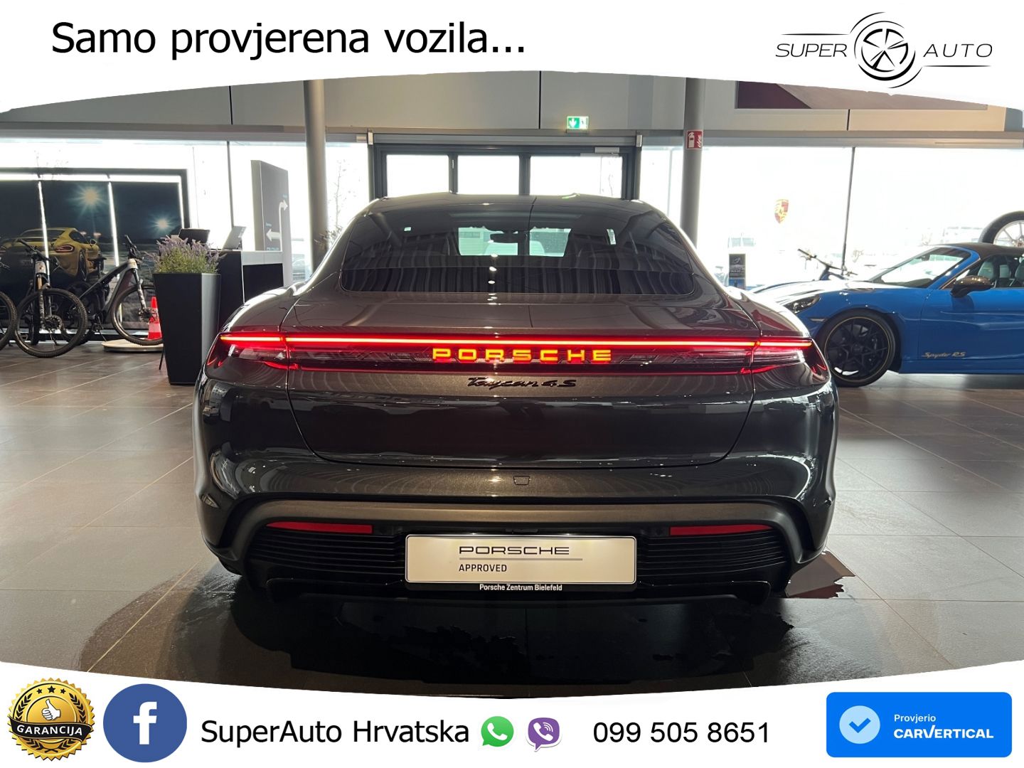 Porsche Taycan 4S 105 kWh (598 KS)