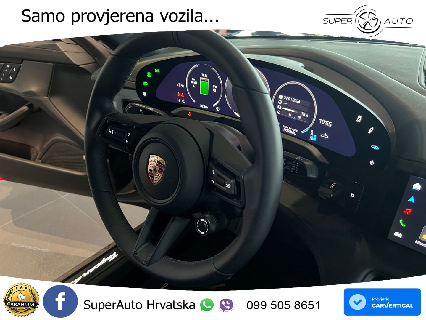 Porsche Taycan 4S 105 kWh (598 KS)