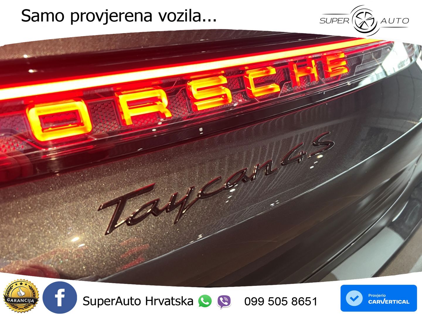 Porsche Taycan 4S 105 kWh (598 KS)