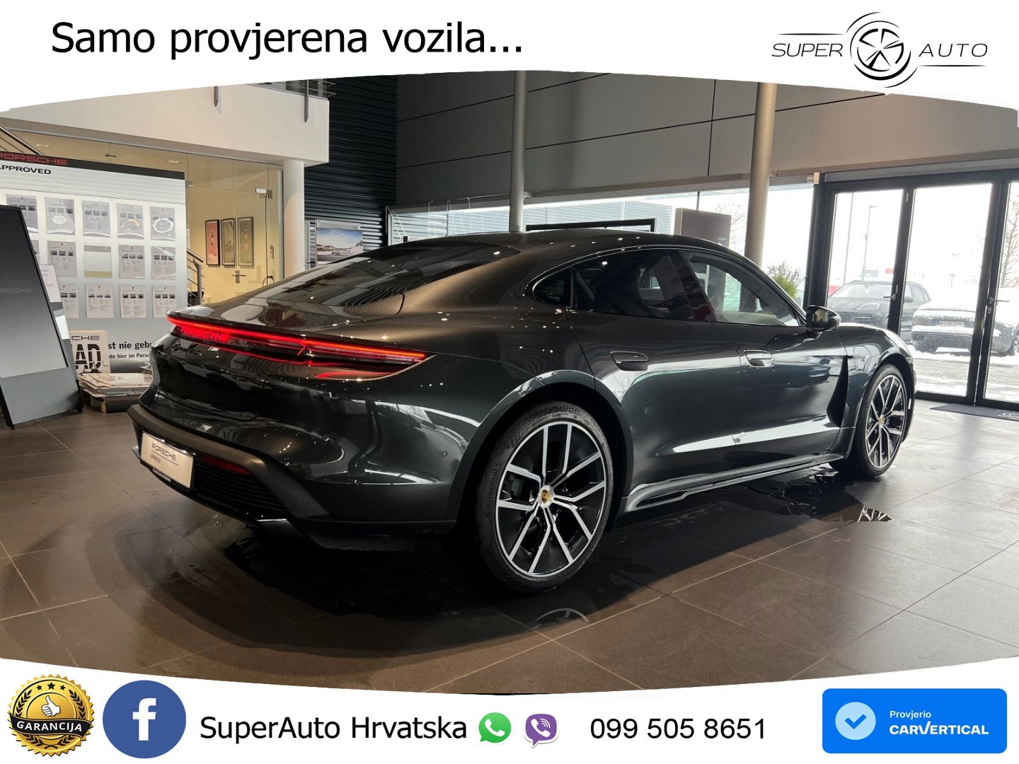 Porsche Taycan 4S 105 kWh (598 KS)