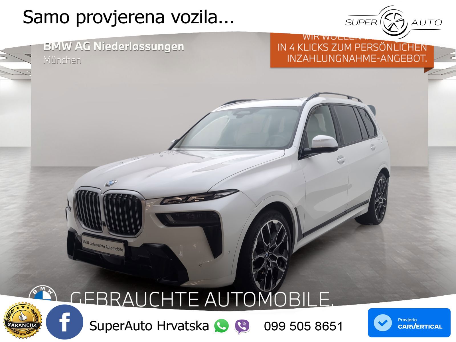 BMW X7 40d (352 KS) xDrive Steptronic M Sport