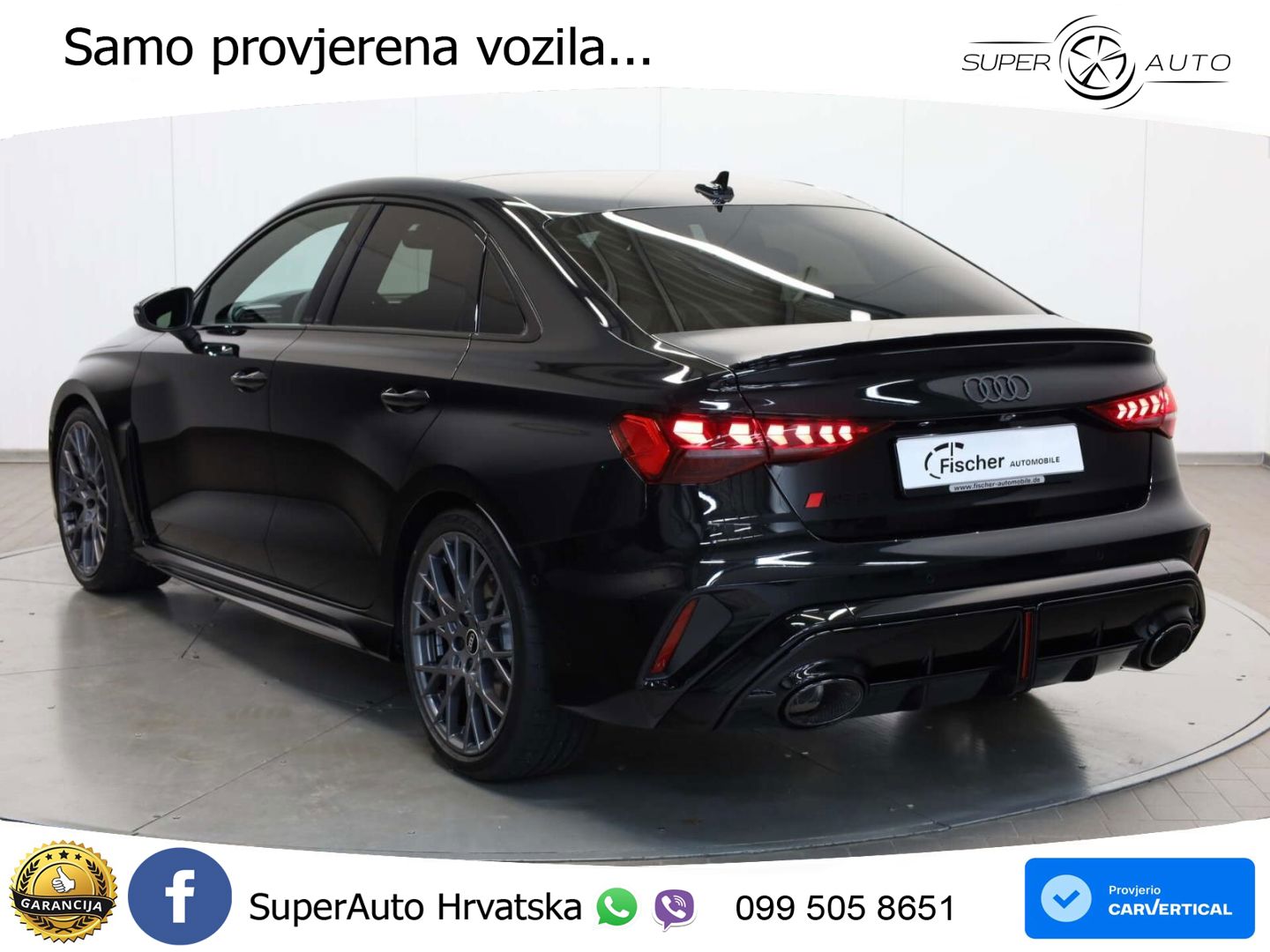 Audi RS3 Sedan 2.5 TFSI (400 KS) quattro S tronic LED+GR SJED+ACC