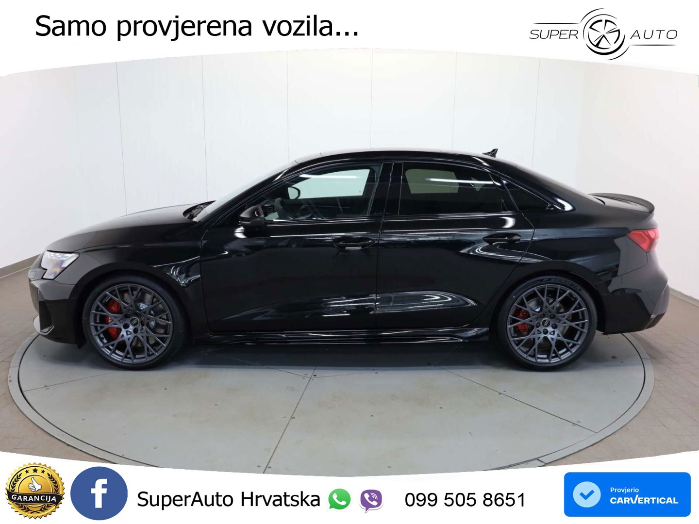 Audi RS3 Sedan 2.5 TFSI (400 KS) quattro S tronic LED+GR SJED+ACC