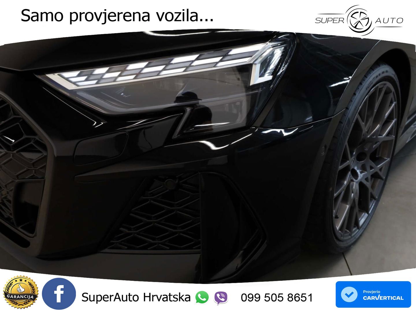 Audi RS3 Sedan 2.5 TFSI (400 KS) quattro S tronic LED+GR SJED+ACC