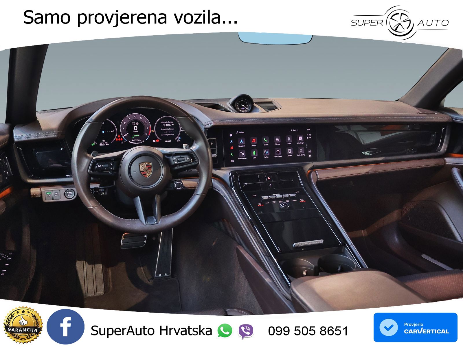 Porsche Panamera 4S 2.9 V6 (544 KS) E-Hybrid PDK ACC+HEAD+4xGR SJED+360+PANO