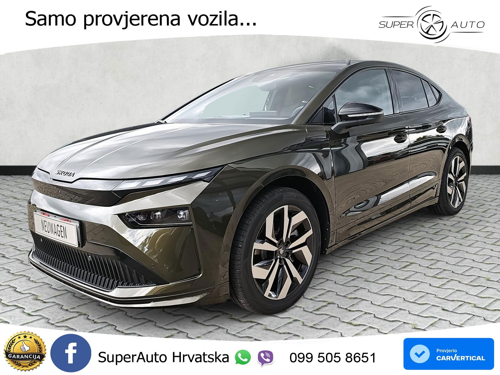 Škoda Enyaq Coupe iV 85 82 kWh (286 KS) SportLine LED+GR SJED+ACC