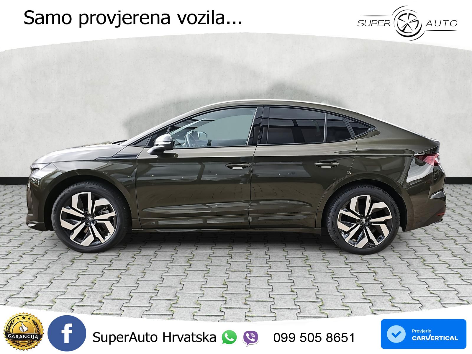 Škoda Enyaq Coupe iV 85 82 kWh (286 KS) SportLine LED+GR SJED+ACC