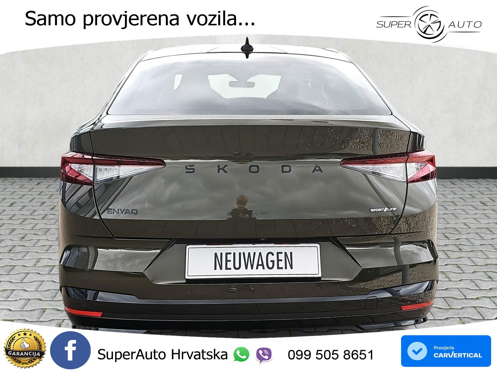 Škoda Enyaq Coupe iV 85 82 kWh (286 KS) SportLine LED+GR SJED+ACC