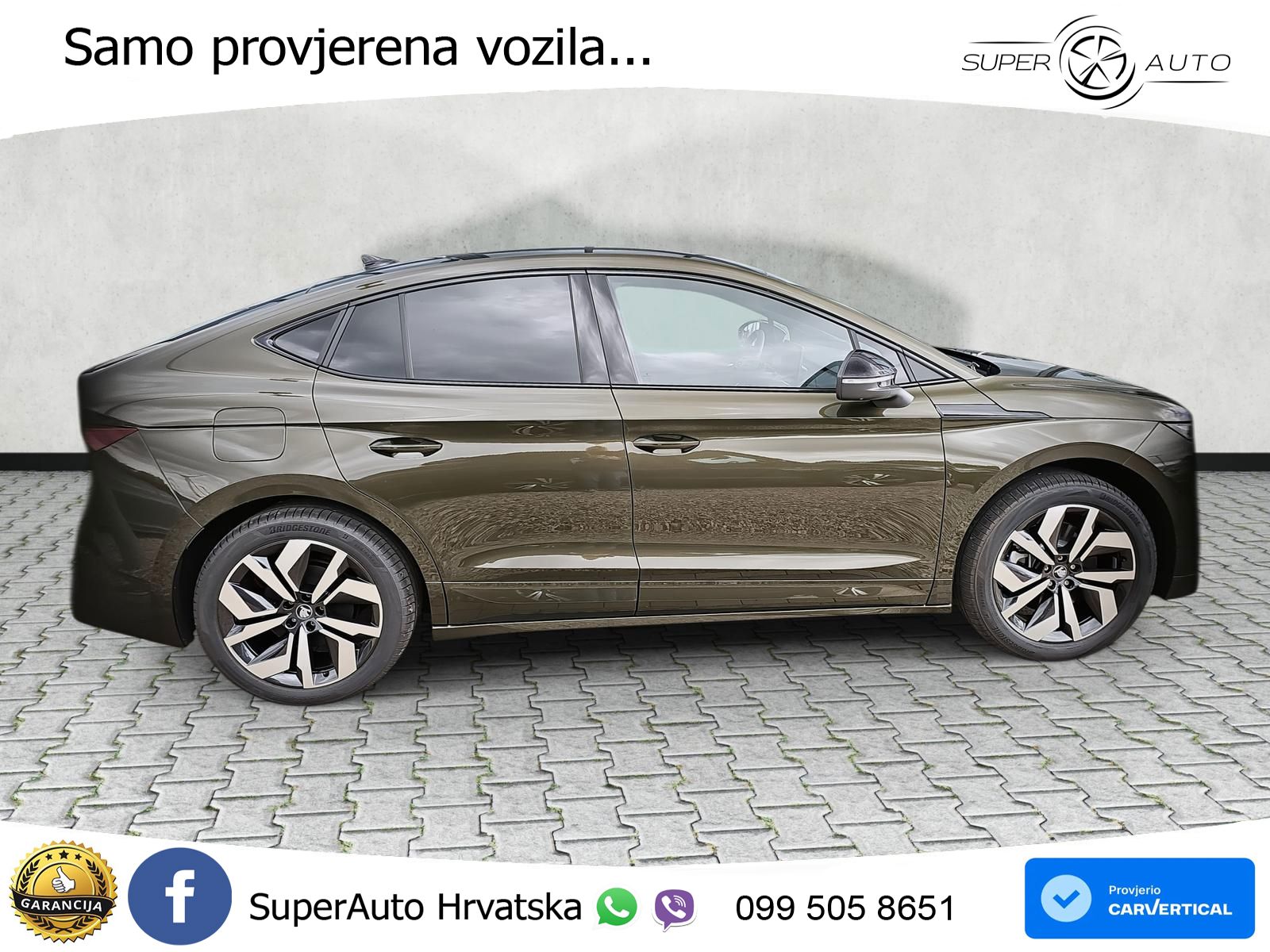 Škoda Enyaq Coupe iV 85 82 kWh (286 KS) SportLine LED+GR SJED+ACC