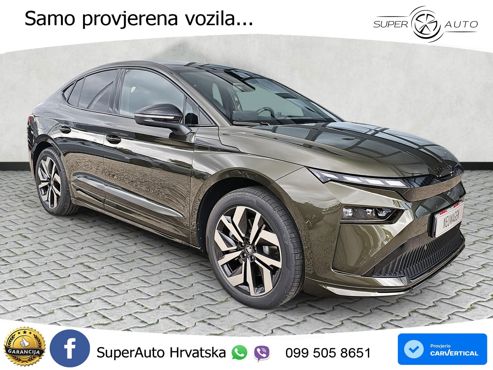 Škoda Enyaq Coupe iV 85 82 kWh (286 KS) SportLine LED+GR SJED+ACC