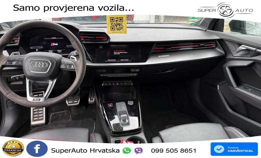 Audi RS3 Sportback 2.5 TFSI (400 KS) quattro S tronic LED+GR SJED+ACC