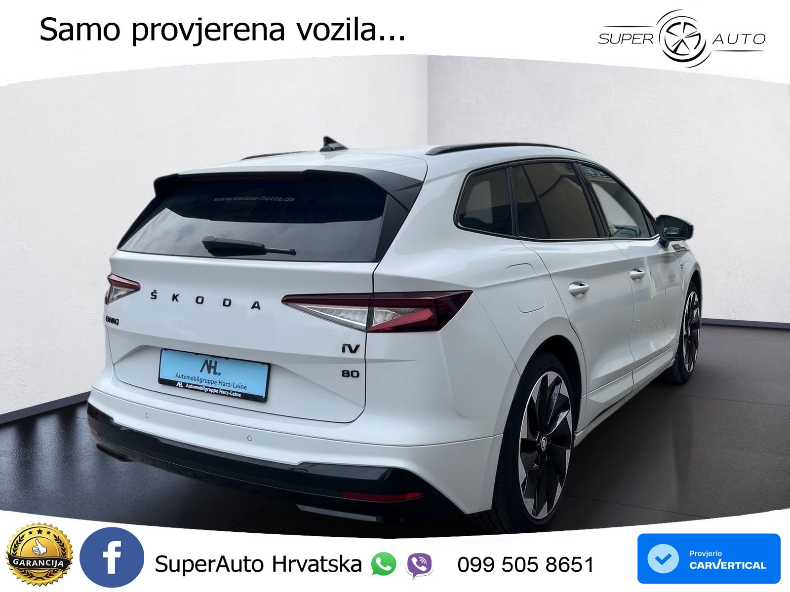 Škoda Enyaq iV 80 82 kWh (204 KS) SportLine