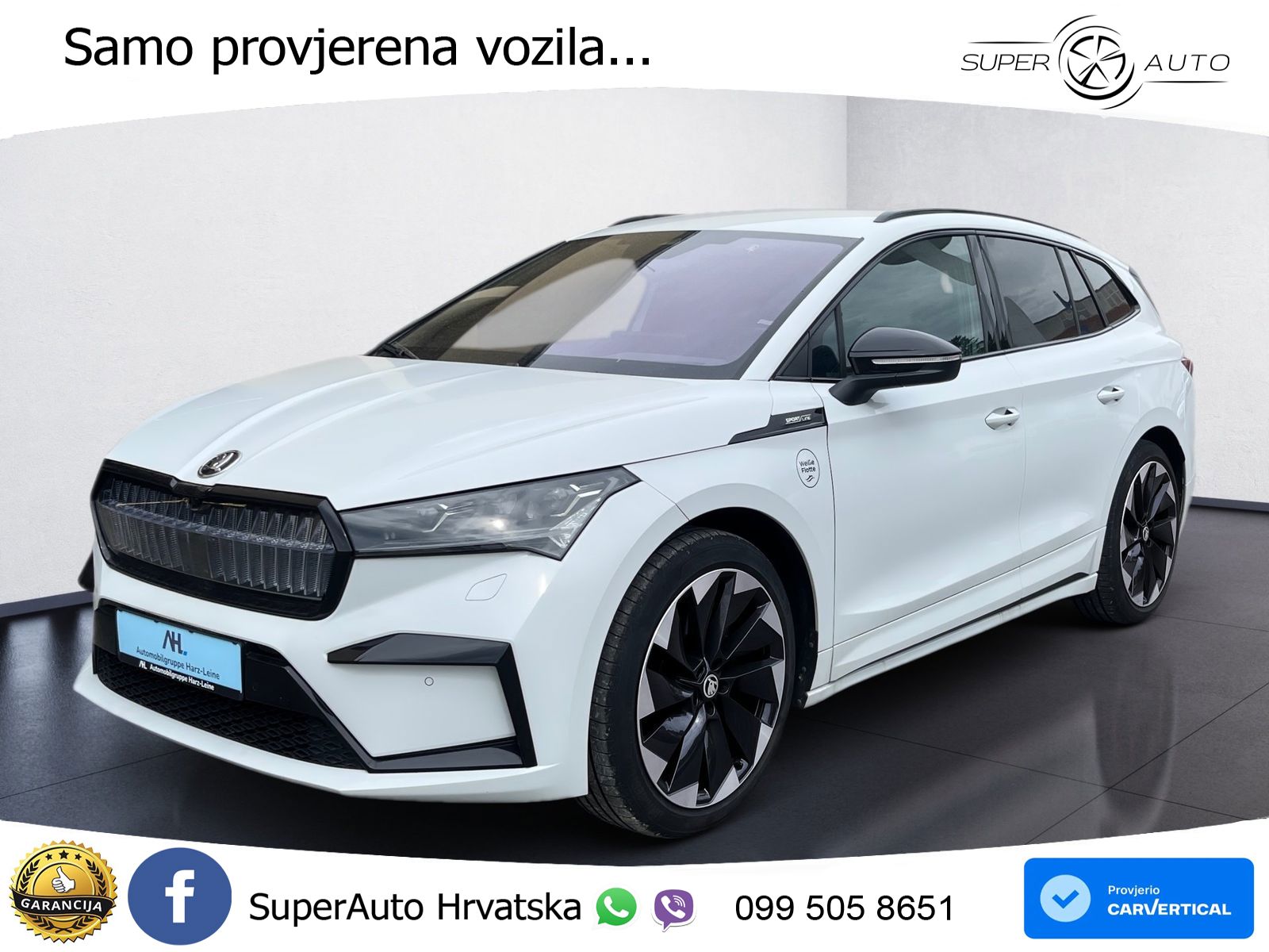 Škoda Enyaq iV 80 82 kWh (204 KS) SportLine