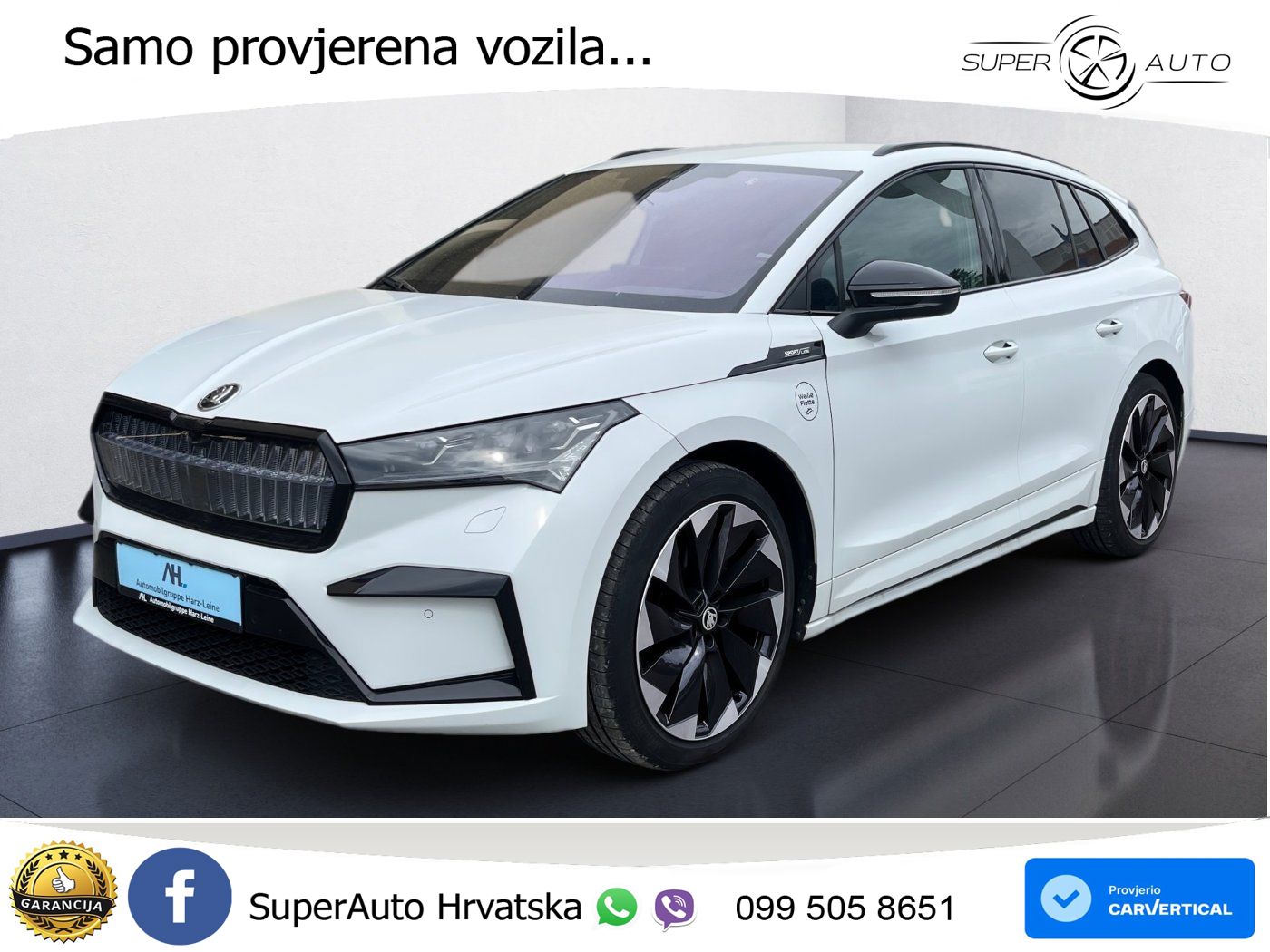 Škoda Enyaq iV 80 82 kWh (204 KS) SportLine