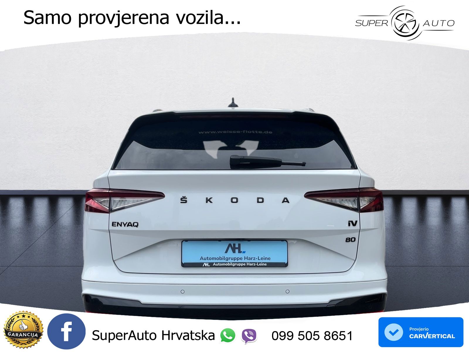 Škoda Enyaq iV 80 82 kWh (204 KS) SportLine