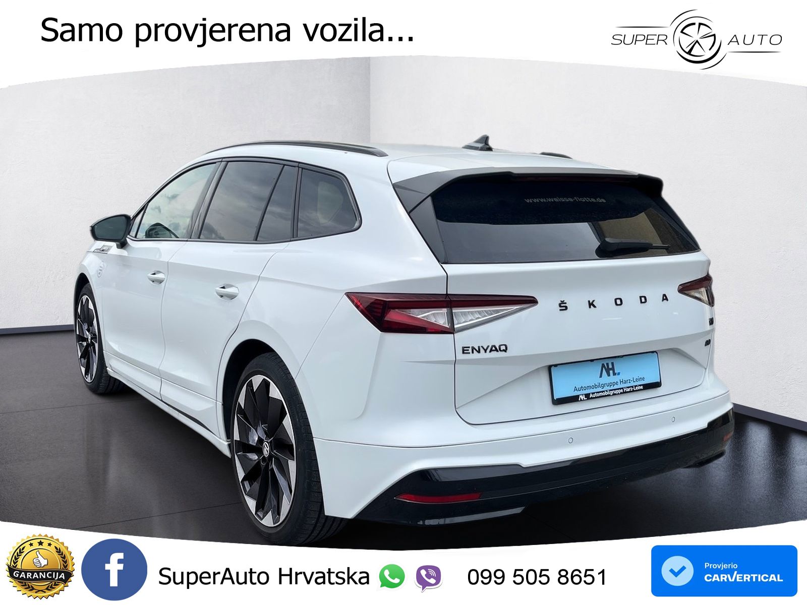 Škoda Enyaq iV 80 82 kWh (204 KS) SportLine
