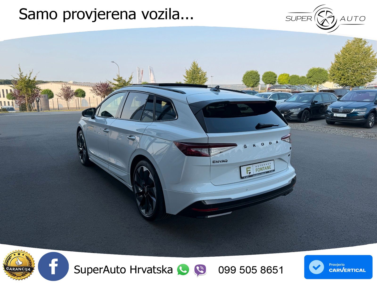 Škoda Enyaq iV 80 82 kWh (204 KS) SportLine LED+GR SJED+ACC
