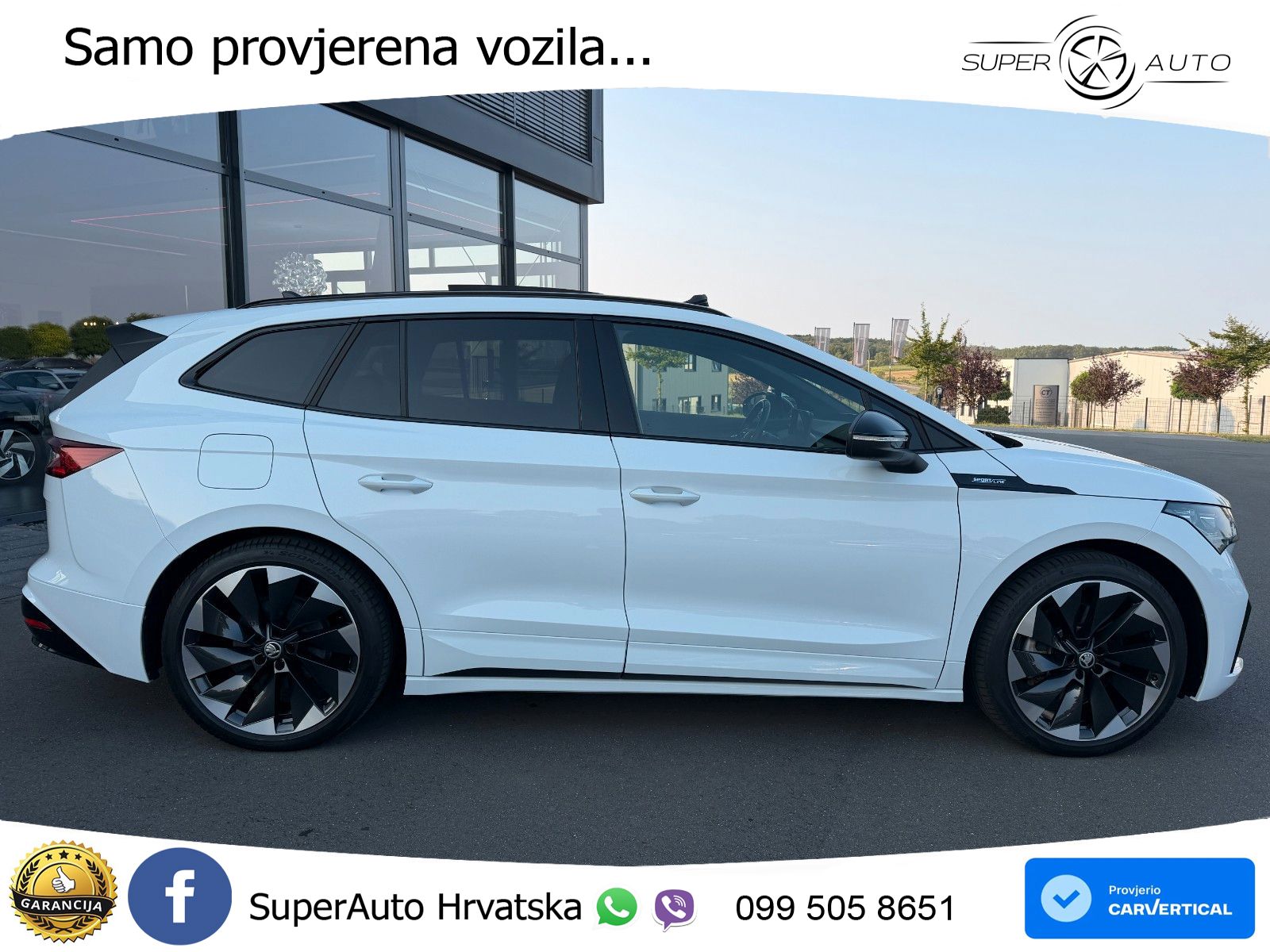 Škoda Enyaq iV 80 82 kWh (204 KS) SportLine LED+GR SJED+ACC