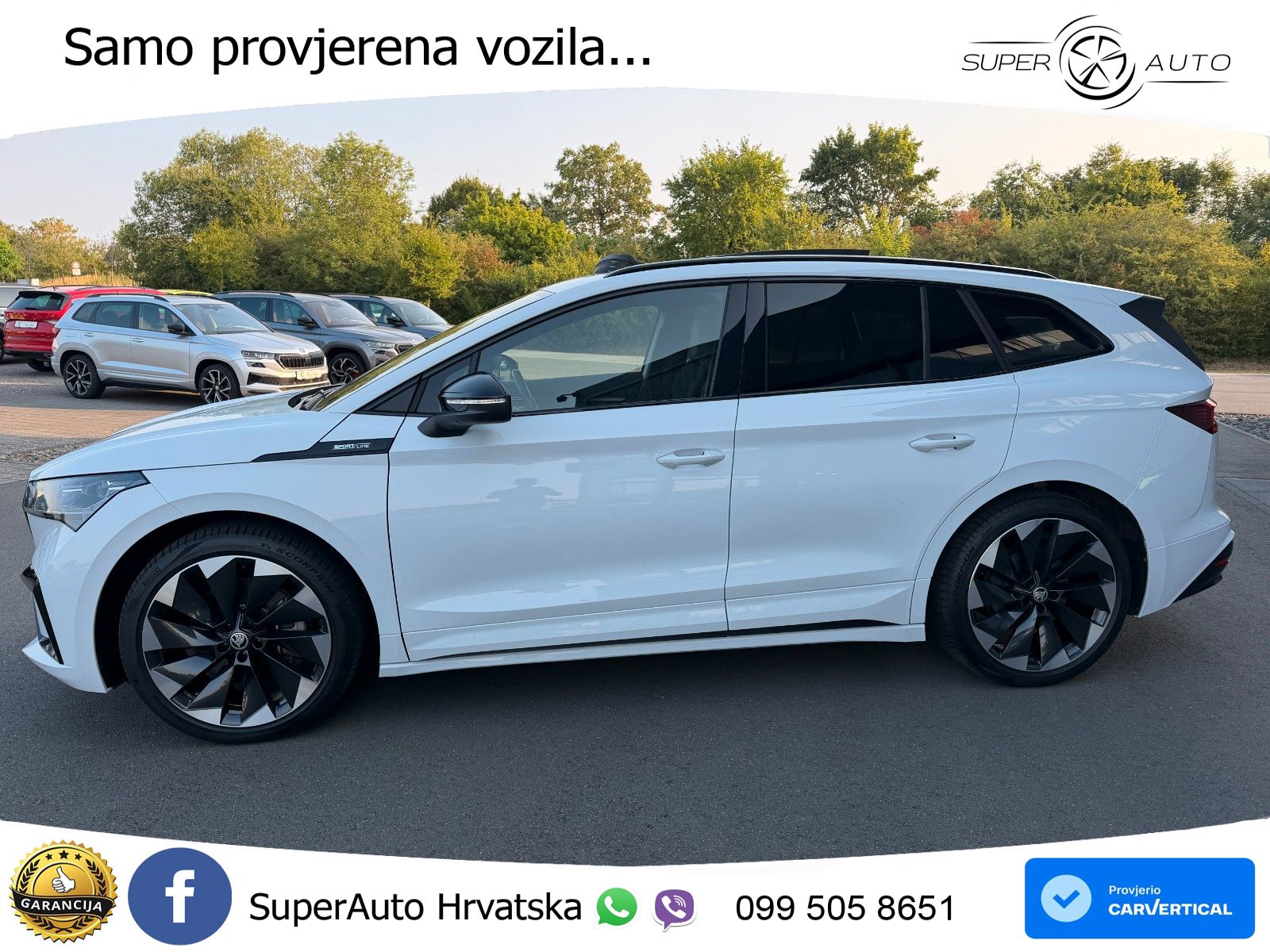 Škoda Enyaq iV 80 82 kWh (204 KS) SportLine LED+GR SJED+ACC