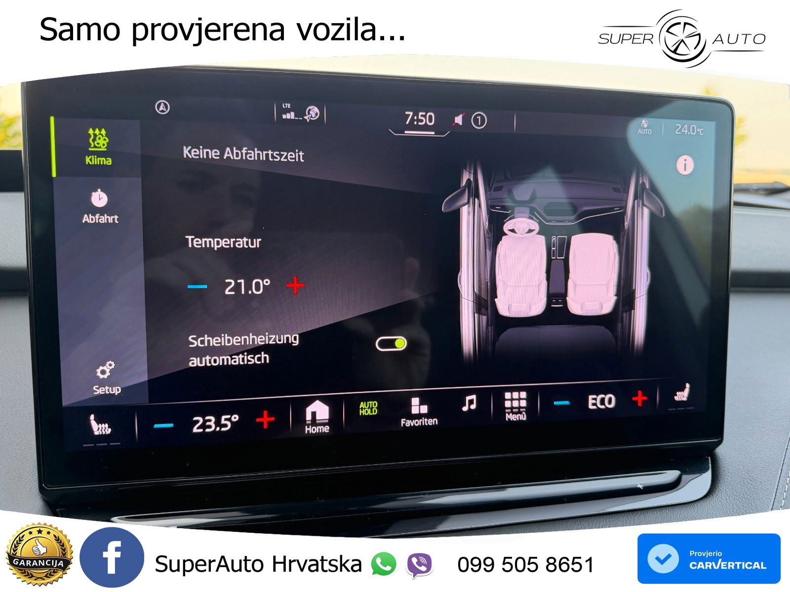 Škoda Enyaq iV 80 82 kWh (204 KS) SportLine LED+GR SJED+ACC