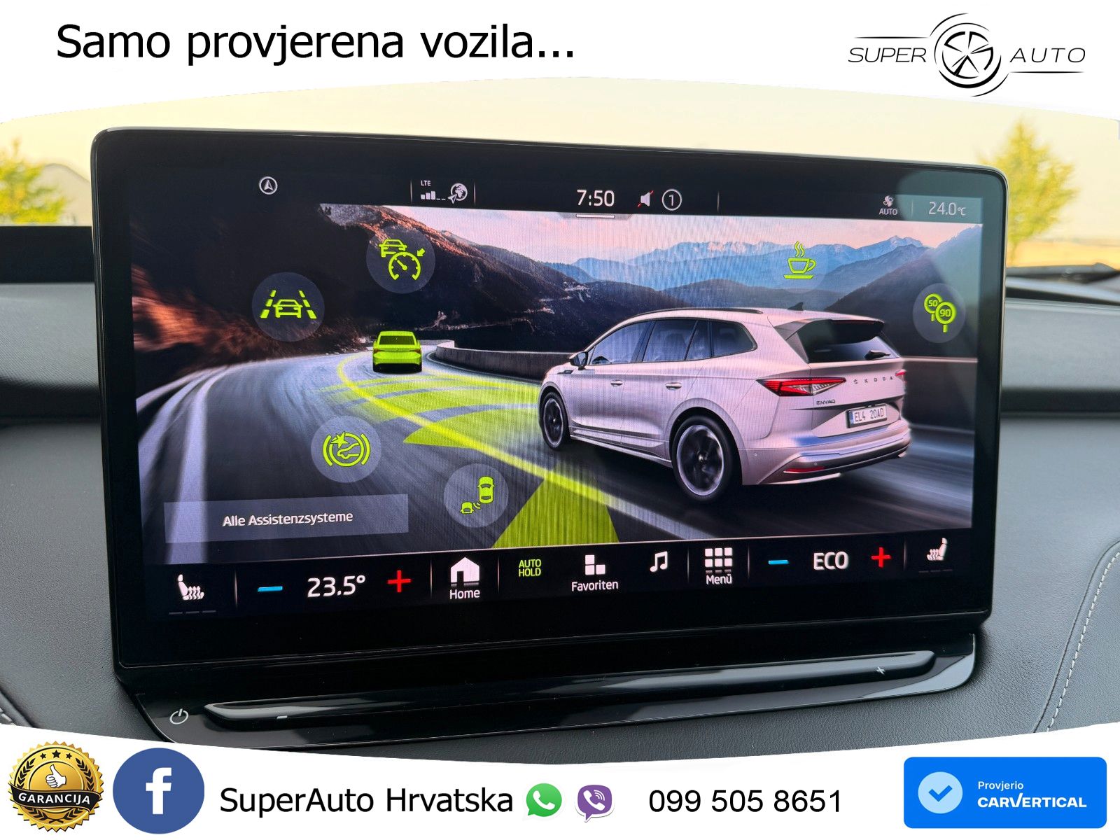 Škoda Enyaq iV 80 82 kWh (204 KS) SportLine LED+GR SJED+ACC