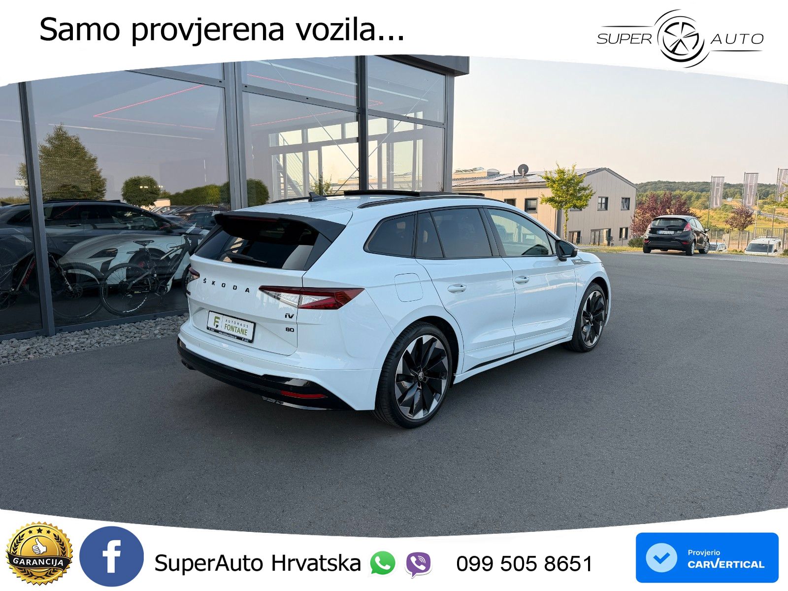 Škoda Enyaq iV 80 82 kWh (204 KS) SportLine LED+GR SJED+ACC
