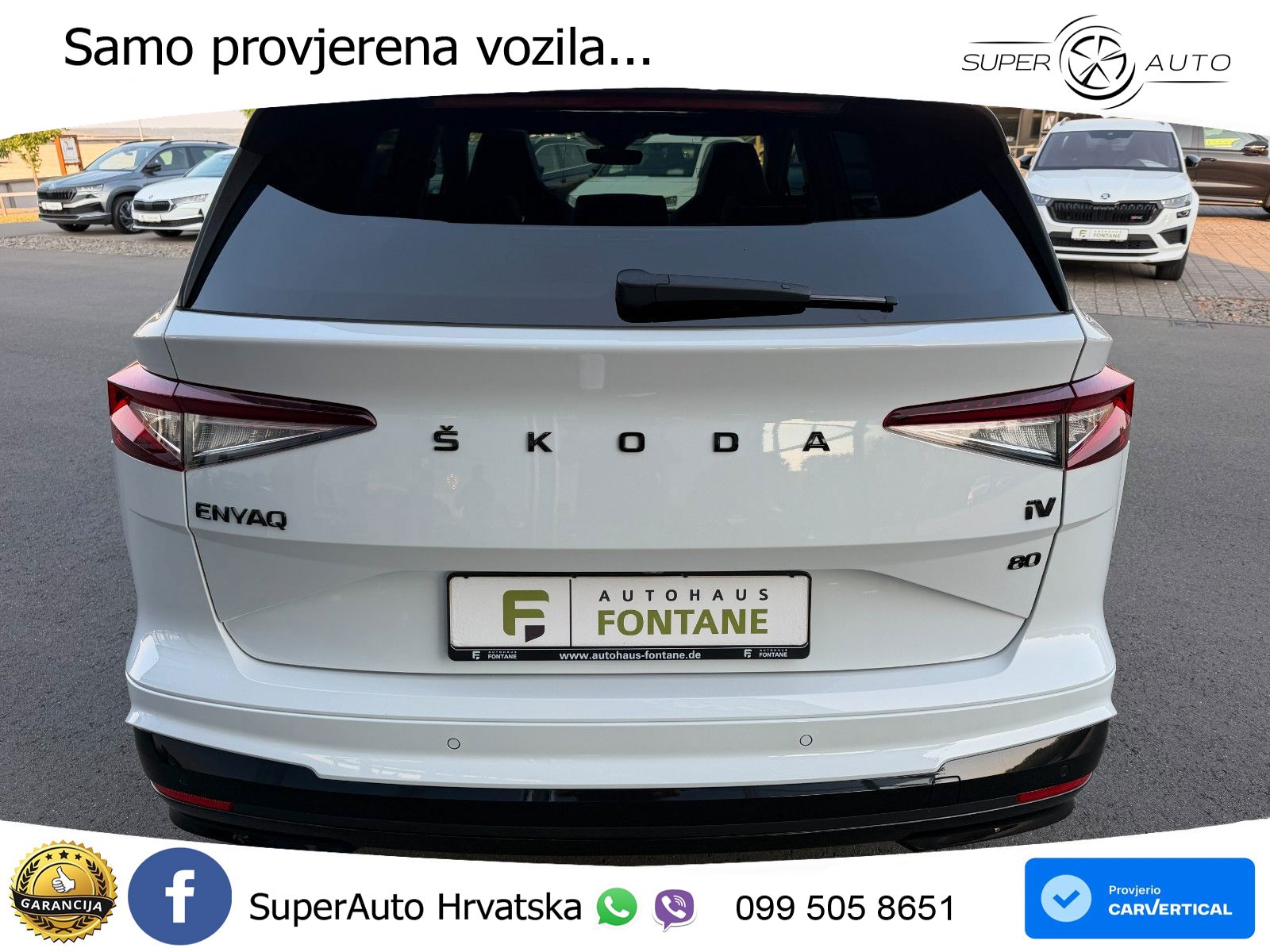 Škoda Enyaq iV 80 82 kWh (204 KS) SportLine LED+GR SJED+ACC