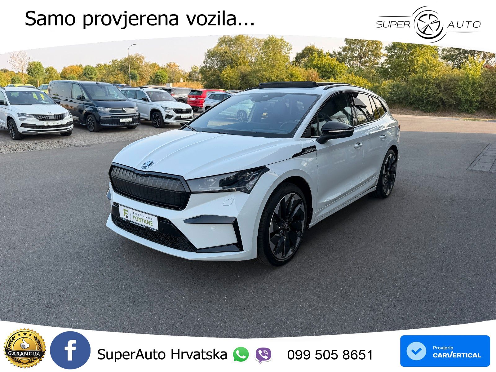 Škoda Enyaq iV 80 82 kWh (204 KS) SportLine LED+GR SJED+ACC