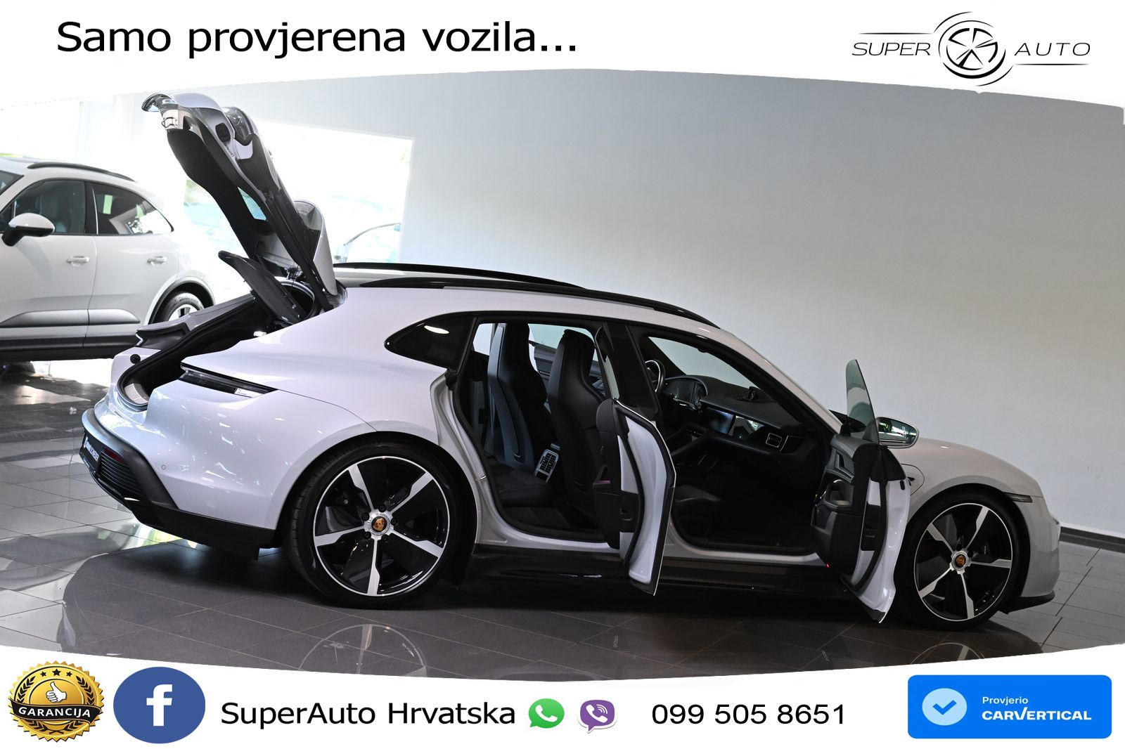 Porsche Taycan Sport Turismo GTS Performance Plus 93.4 kWh (598 KS)