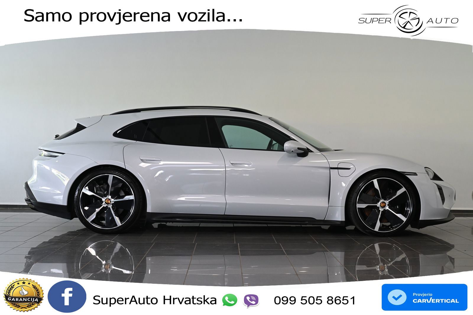 Porsche Taycan Sport Turismo GTS Performance Plus 93.4 kWh (598 KS)