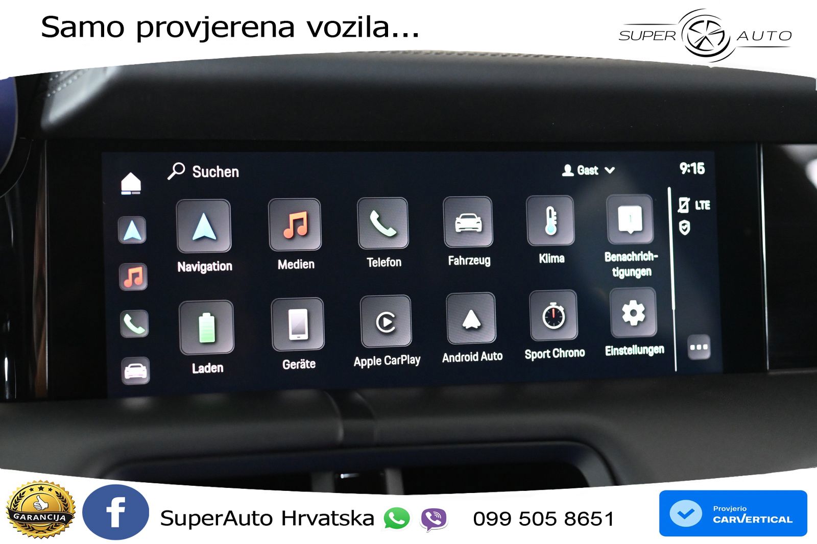 Porsche Taycan Sport Turismo GTS Performance Plus 93.4 kWh (598 KS)