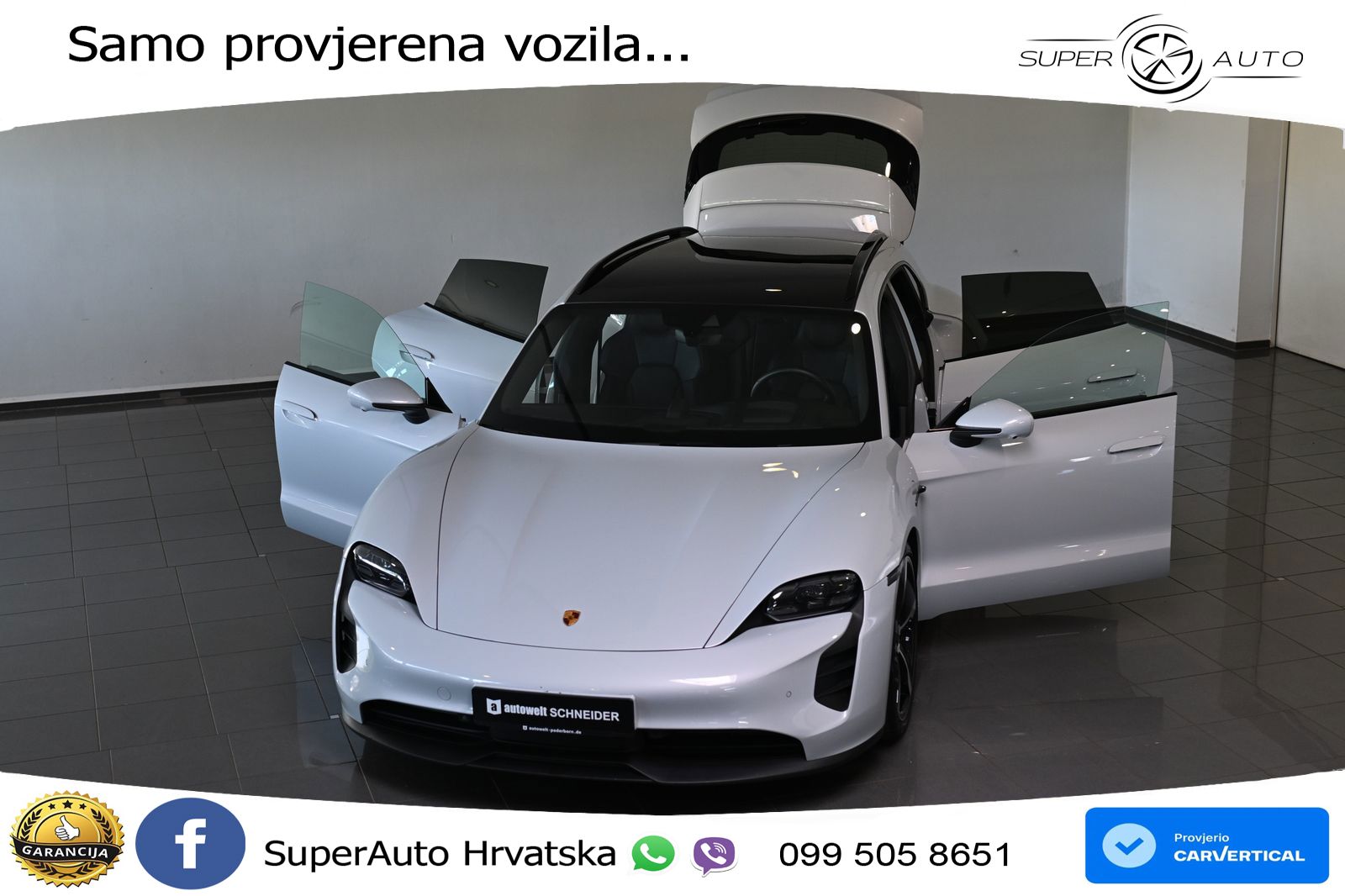 Porsche Taycan Sport Turismo GTS Performance Plus 93.4 kWh (598 KS)