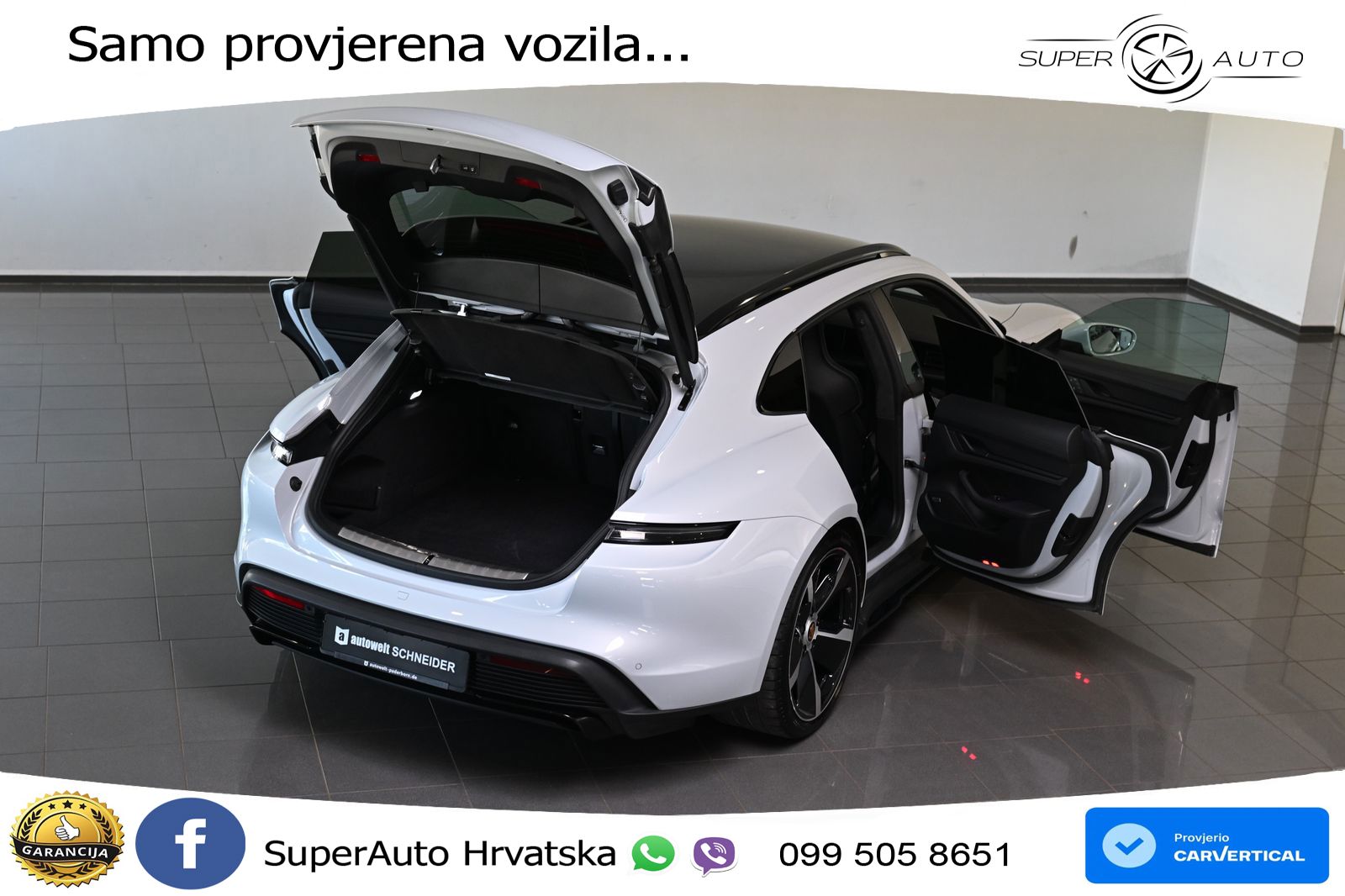 Porsche Taycan Sport Turismo GTS Performance Plus 93.4 kWh (598 KS)