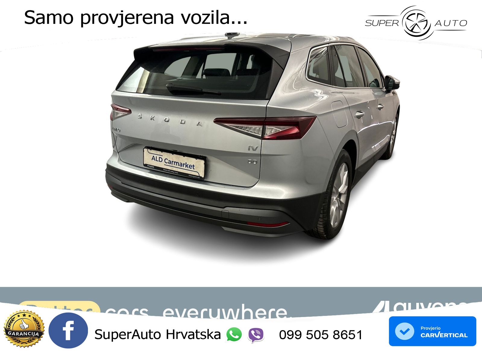 Škoda Enyaq iV 80 82 kWh (204 KS) LED+GR SJED+ACC