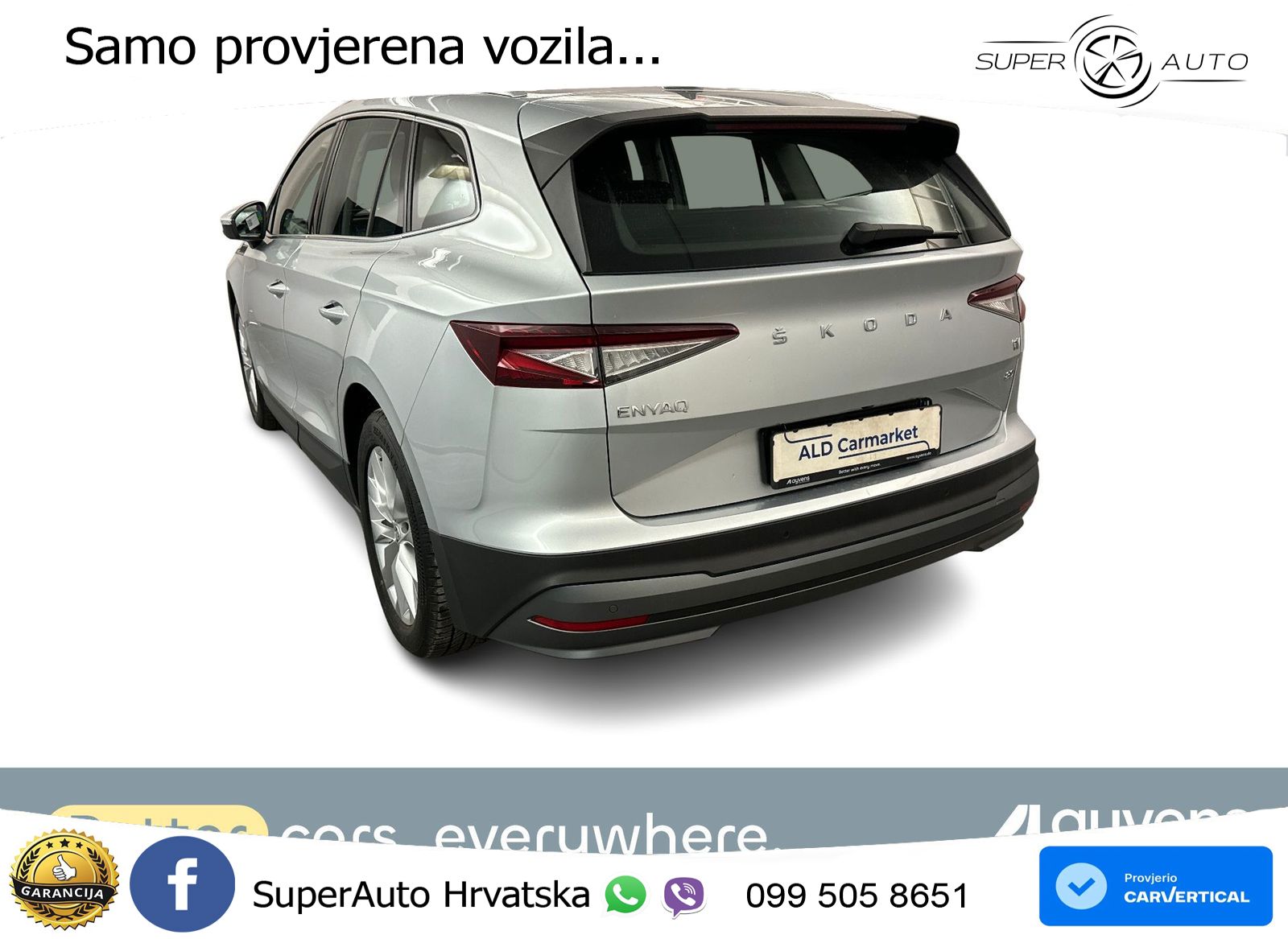 Škoda Enyaq iV 80 82 kWh (204 KS) LED+GR SJED+ACC