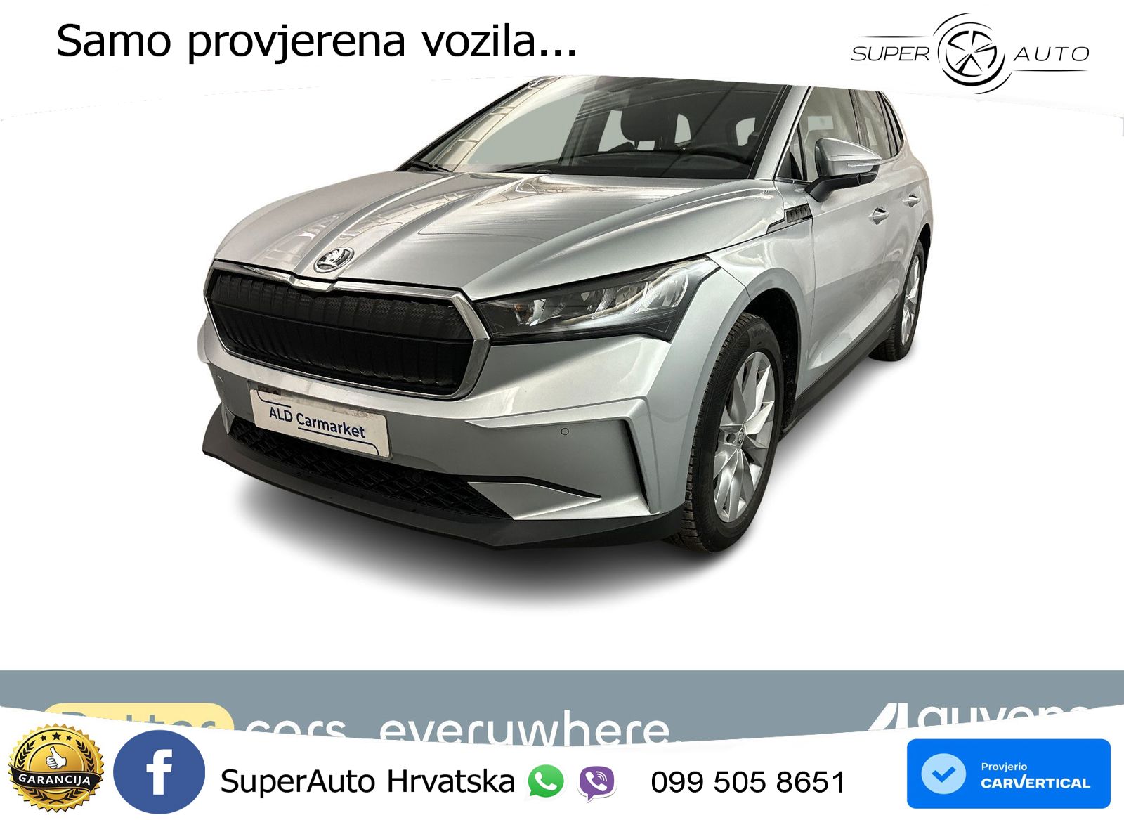Škoda Enyaq iV 80 82 kWh (204 KS) LED+GR SJED+ACC