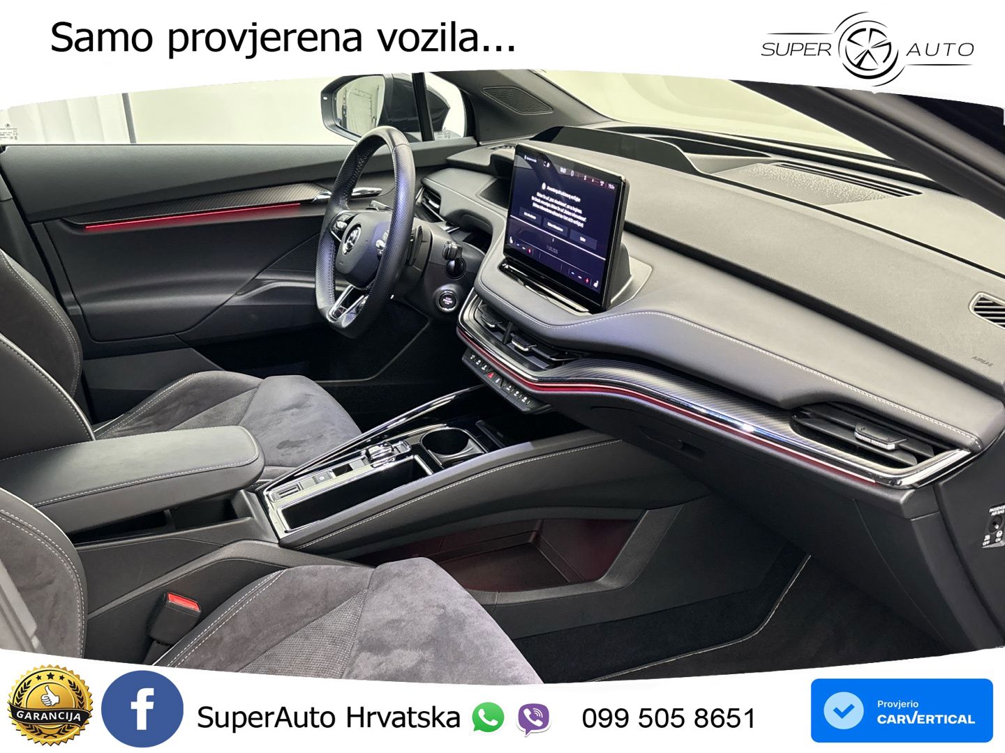 Škoda Enyaq iV 80 82 kWh (204 KS) SportLine LED+GR SJED+ACC