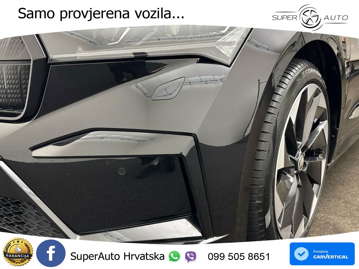 Škoda Enyaq iV 80 82 kWh (204 KS) SportLine LED+GR SJED+ACC